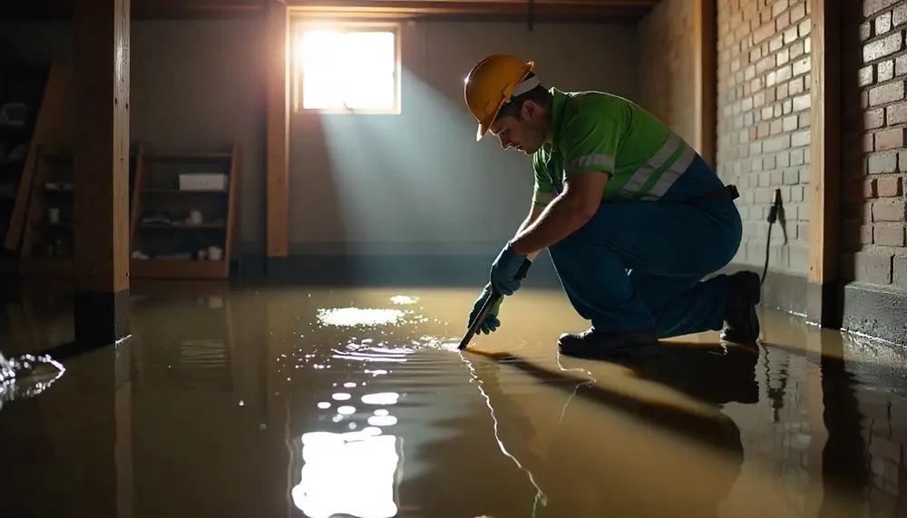 Professional water damage restoration services in Brohman, MI